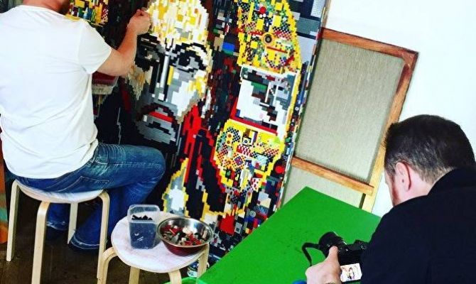 Казак решил построить храм из Лего