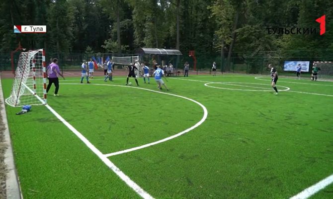 В тульском КБП появилась многофункциональная спортивная площадка