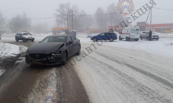 В Кимовске пенсионерка попала в больницу после ДТП