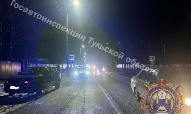 В Киреевском районе 68-летний водитель "Ниссана" сбил пешехода