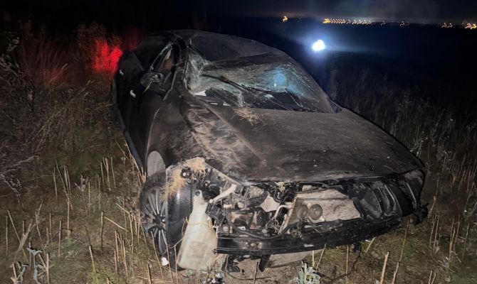 В Киреевском районе мужчина перевернулся на "Рено Флюенс"