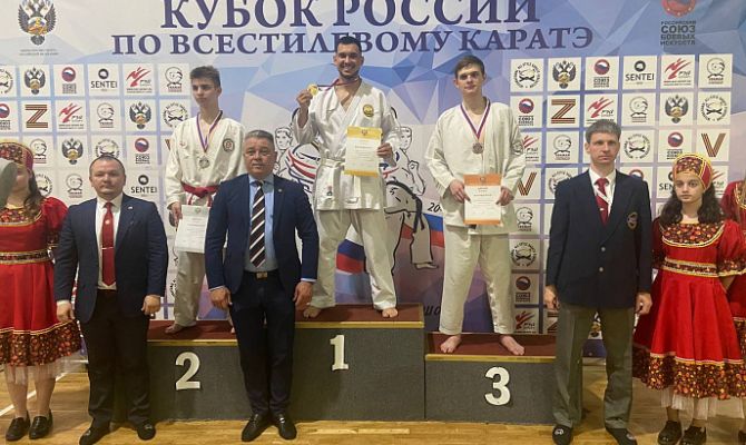 Туляк занял первое место на Кубке России по всестилевому карате