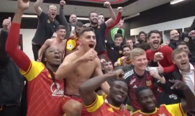 Что творилось в раздевалке тульского «Арсенала» после победы над ЦСКА