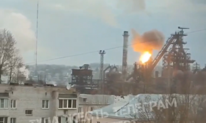 На КМЗ на Косой Горе заметили пожар