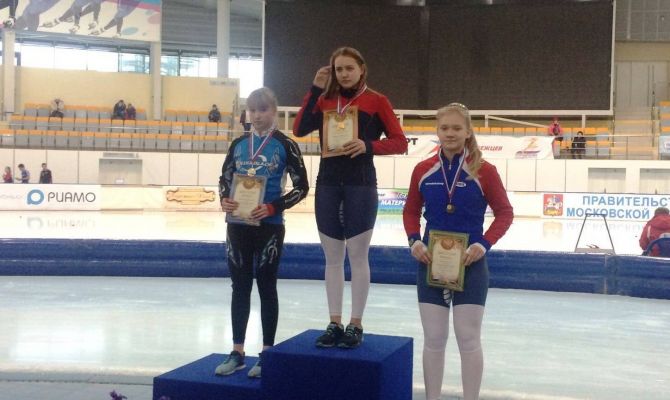 Тульские конькобежцы привезли четыре медали из Коломны