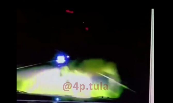 В соцсетях появилось видеозапись ДТП с коровой под Узловой