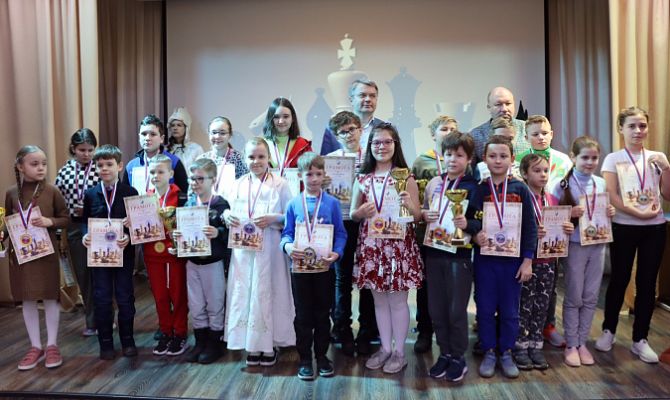 В Туле наградили победителей этапа детского Кубка России по шахматам