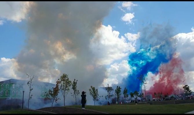 День России в Туле закончится дымовыми фонтанами в цветах триколора