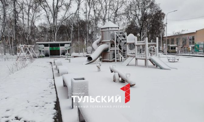 В Туле за ночь выпала половина месячной нормы снега