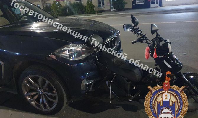 26-летний молодой человек пострадал в ДТП с иномаркой в центре Тулы