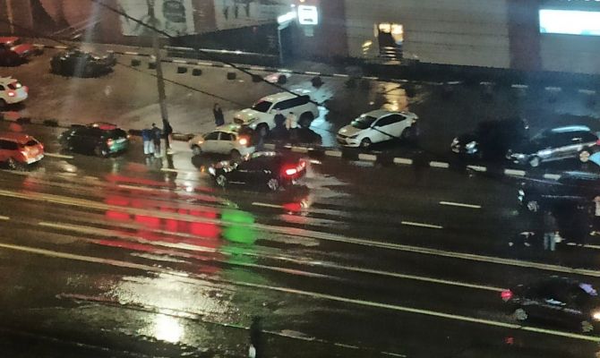 На проспекте Ленина в Туле произошло серьезное ДТП