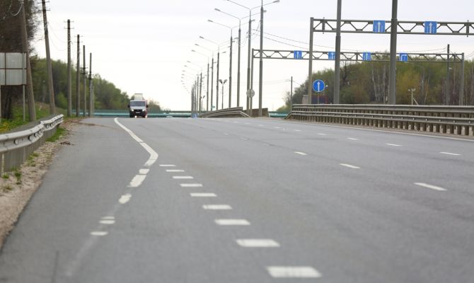 Участок трассы М-2 "Крым" в Тульской области расширят до 7 полос
