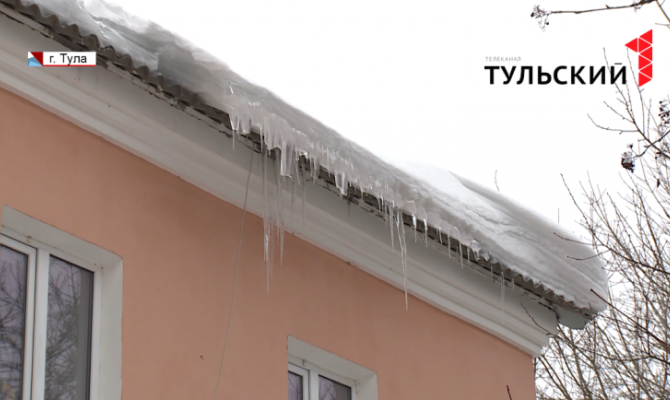 Туляки жалуются на текущие крыши