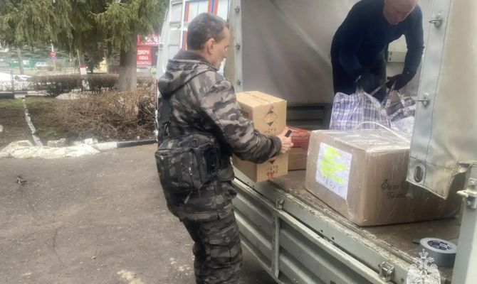 Тульские спасатели отправили гуманитарную помощь в зону СВО