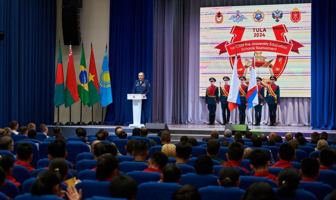 Россия выиграла Всемирные игры среди воспитанников военных училищ в Туле