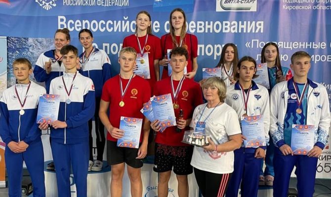 Туляки завоевали медали Всероссийских соревнований по подводному спорту