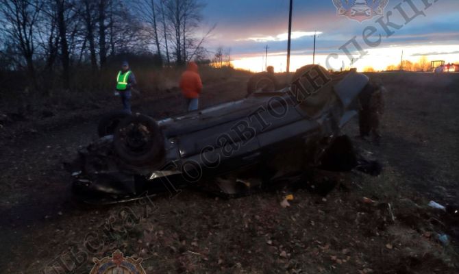 В Куркинском районе ДТП-перевертыш привело к гибели водителя