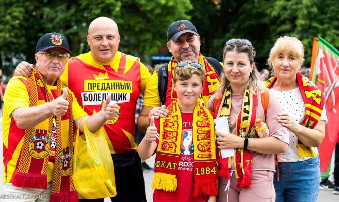 Перед матчем "Арсенал" - "Волга" в Туле будет работать фан-зона