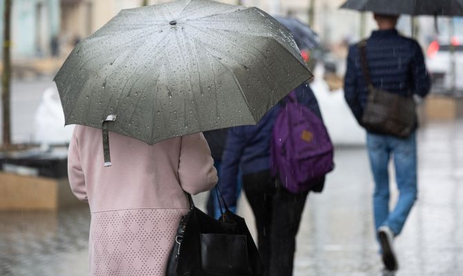 18 сентября в Туле пройдет небольшой дождь