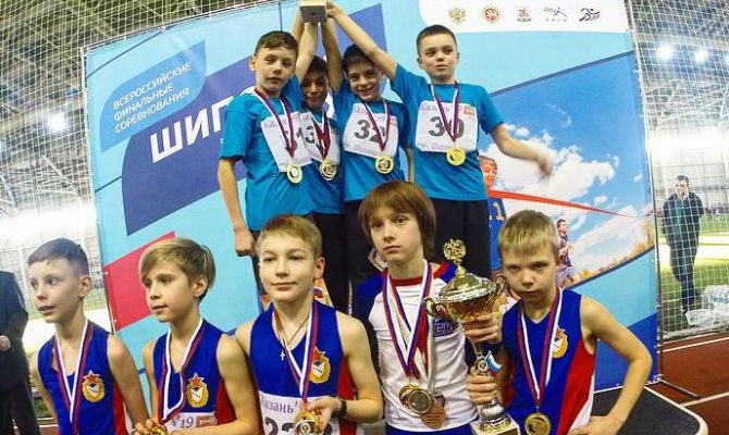 Юные туляки победили в соревнованиях по легкоатлетическому четырехборью