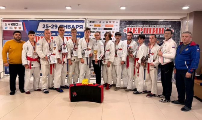 Тульская сборная стала призером Всероссийских соревнований по рукопашному бою