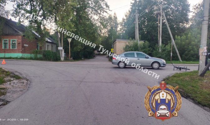 В Плавске сбили 12-летнего велосипедиста