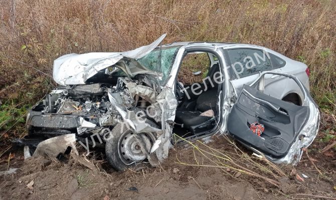 В жестком ДТП в Дубенском районе пострадала пожилая женщина