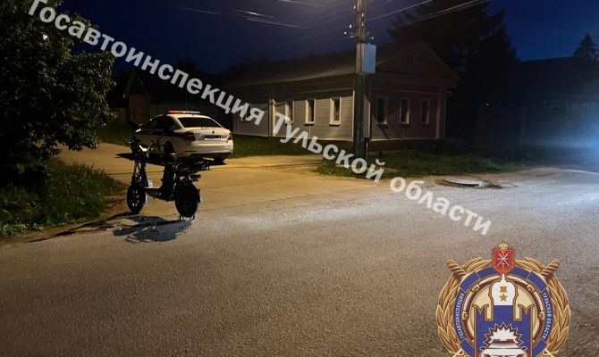 В Туле 44-летний мужчина упал с электровелосипеда