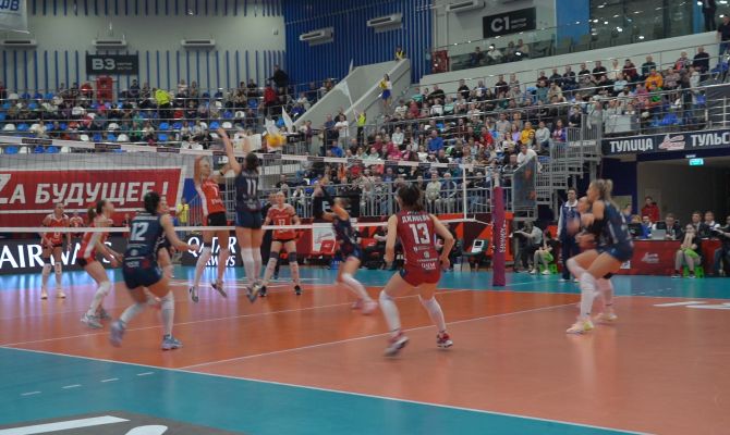 «Финал четырех»: в Туле впервые прошел Кубок России по женскому волейболу