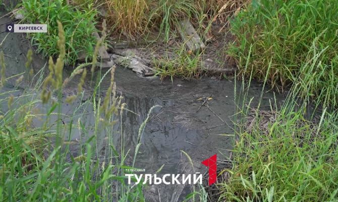 Водопады и болота из нечистот появились в микрорайоне Киреевска