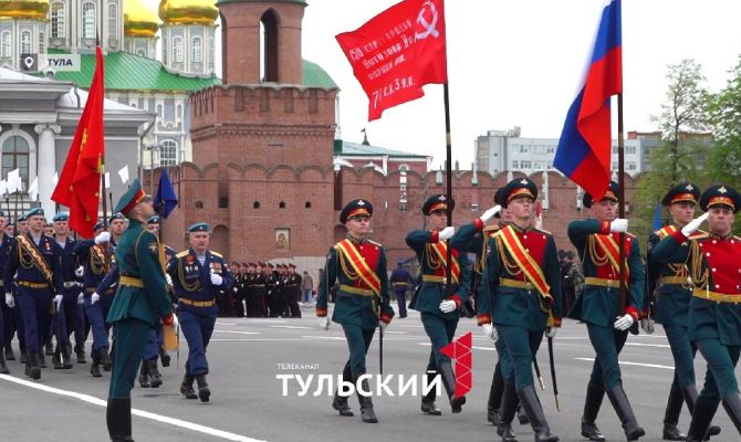 Каким будет Парад Победы в Туле: репортаж с генеральной репетиции