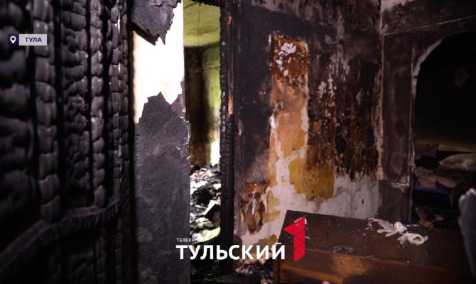 Жильцы сгоревших квартир в Туле показали последствия пожара