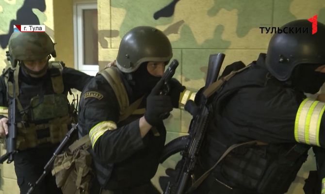 Под Тулой сотрудники Росгвардии провели учения: как это было