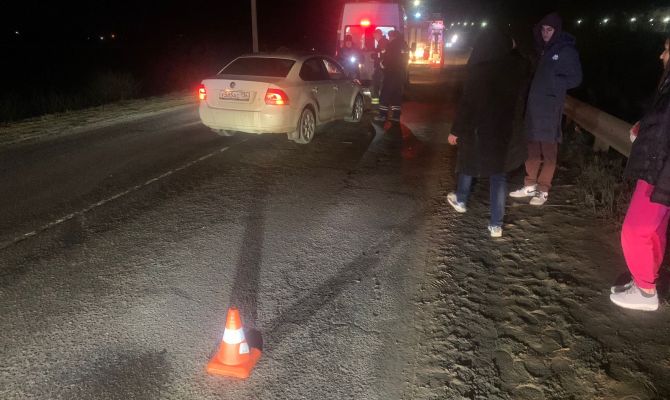 Под Ефремовом пешеход попал под колеса легковушки