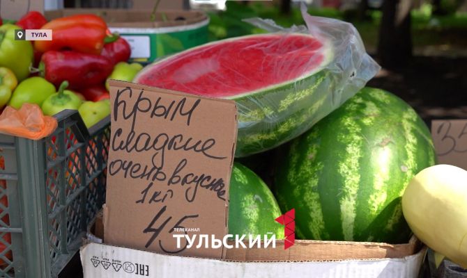 Сколько нитратов в арбузах с прилавков: итоги рейда от "Первого Тульского"