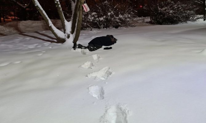 Поисковики тульского отряда «ЛизаАлерт» спасли от смерти на морозе пьяного мужчину