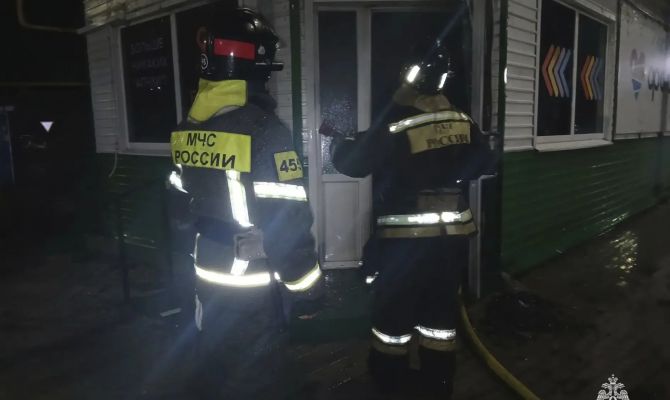 В Белеве загорелась аптека