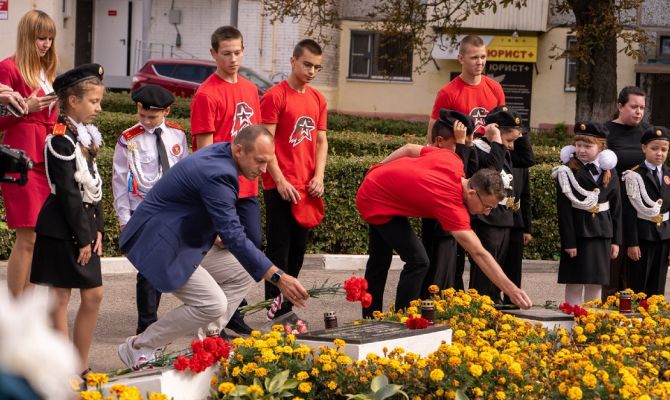 В Узловой юные кадеты приняли присягу