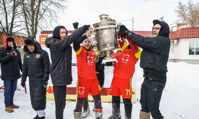 В Туле состоялся первый турнир по футболу в валенках