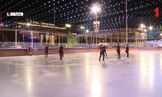 Тульские фигуристы подготовили новогодний подарок для Деда Мороза