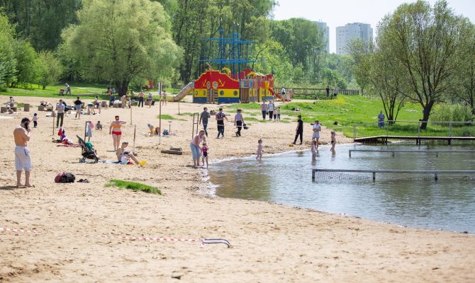 Купальный сезон в Центральном паре Тулы стартовал без нарушений