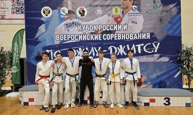 Тульские спортсмены завоевали медали на Всероссийских соревнованиях по джиу-джитсу