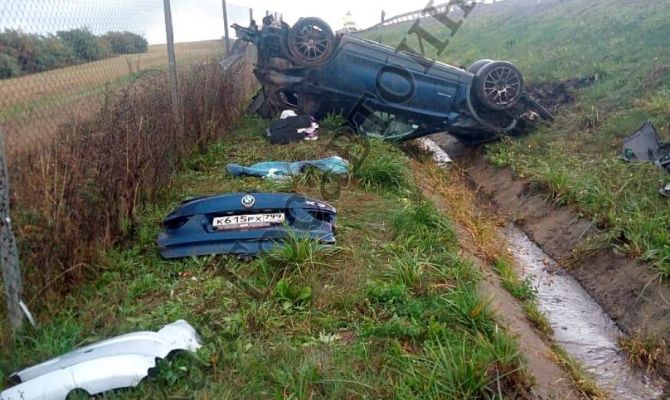 В Ефремовском районе в ДТП с перевертышем пострадал 42-летний мужчина