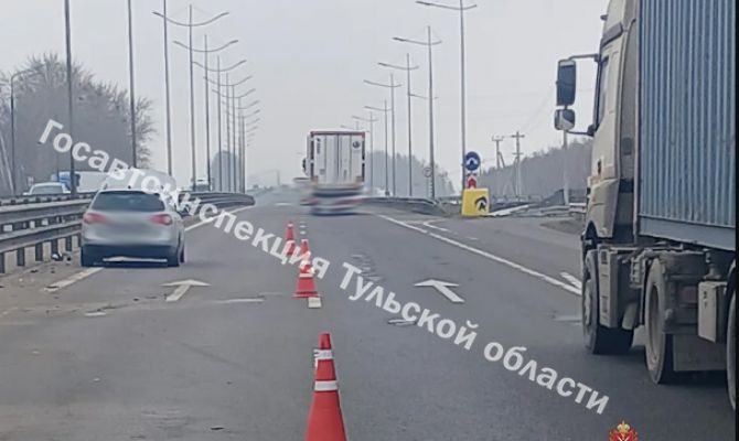 58-летний мужчина пострадал в ДТП на М-2 "Дон" под Киреевском