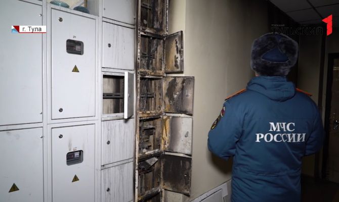 В Туле сотрудники прокуратуры и МЧС начали проверку после пожара в мкр. Левобережный 