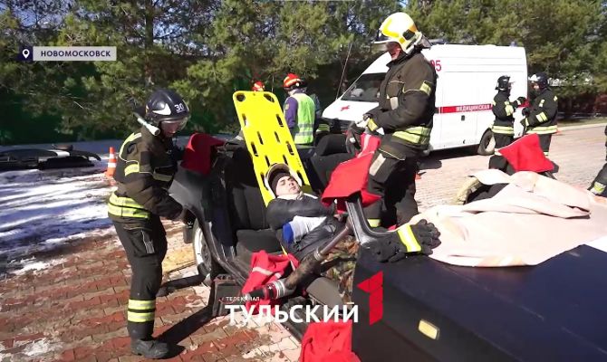 В Тульской области выбрали лучшую команду спасателей