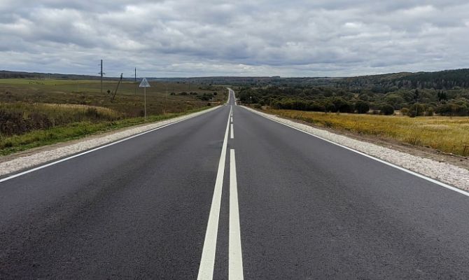 В Алексине отремонтировали трассу по поручению Дмитрия Миляева