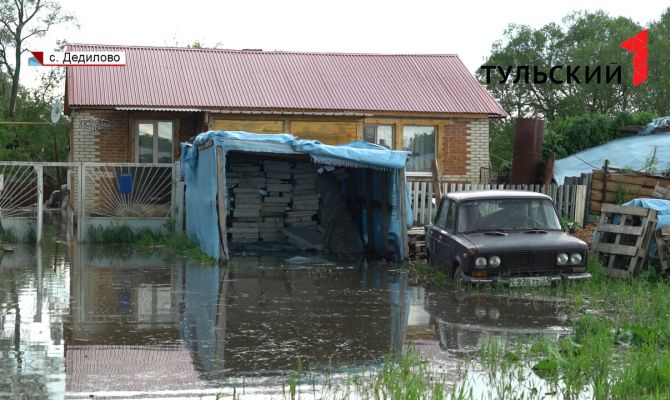 Плавающие диваны и озера вместо дорог: как Тульская область пережила тропический ливень