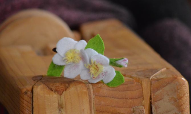 В марте туляков научат делать весенние цветы из фетра