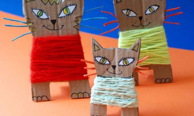 Туляков научат делать кошек из картона и фетра